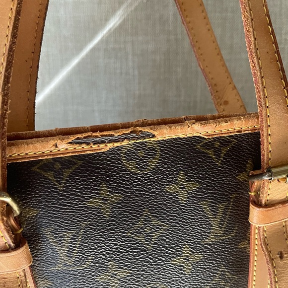 Authentic Louis Vuitton vintage bucket bag large FL0060 (F1027) - Picture 6 of 16